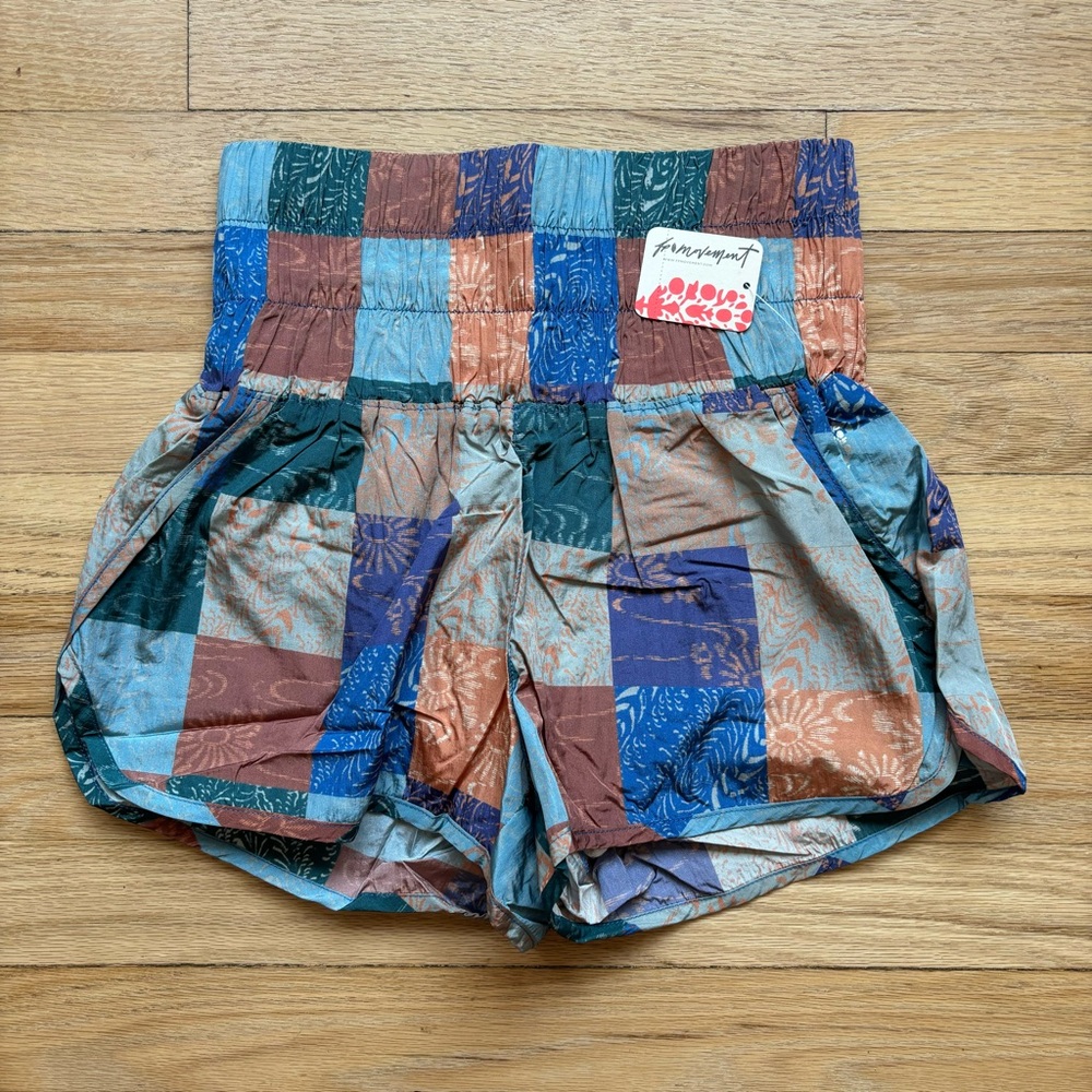 NWT Free People Movement The Way Home printed shorts Size XS